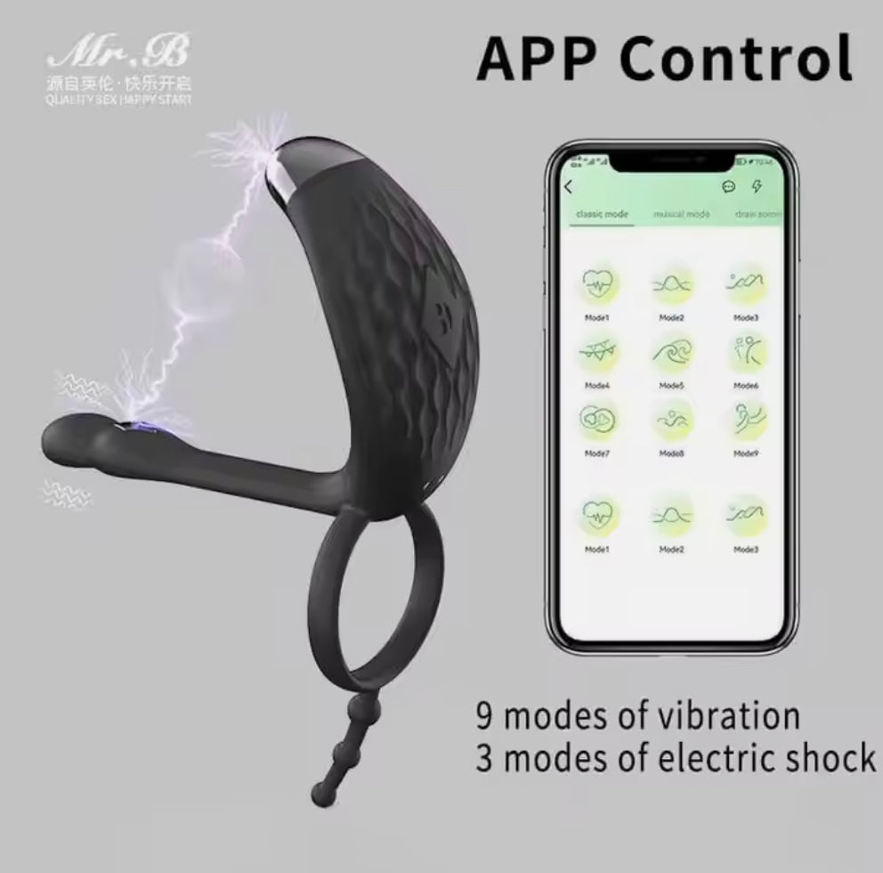 WOWYES MR. B 情侶共震/G點A點刺激器(APP版)