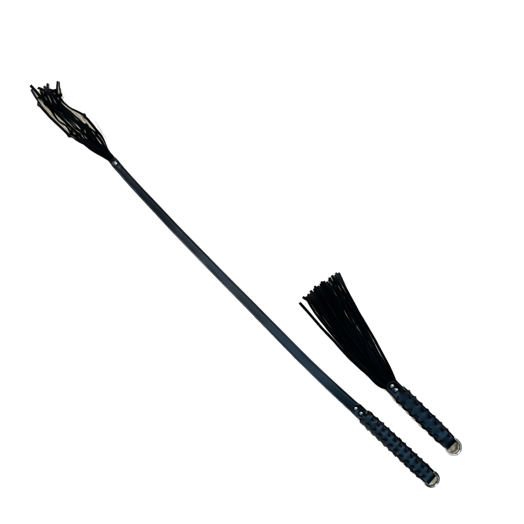 [A must-have for those with experience] Black VERY Long Whip - 1.1 meters