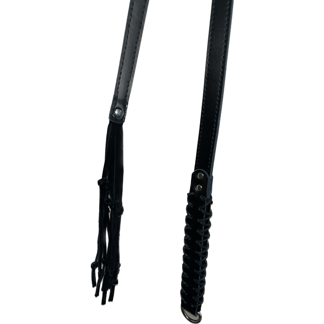 [A must-have for those with experience] Black VERY Long Whip - 1.1 meters