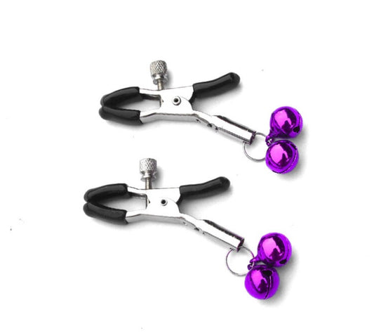 【Newbie】Bell Nipple Clamp-Purple 