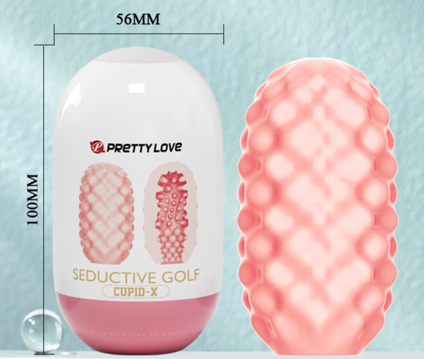 PRETTY LOVE Reusable Vacuum Cup Soft Type-Pink