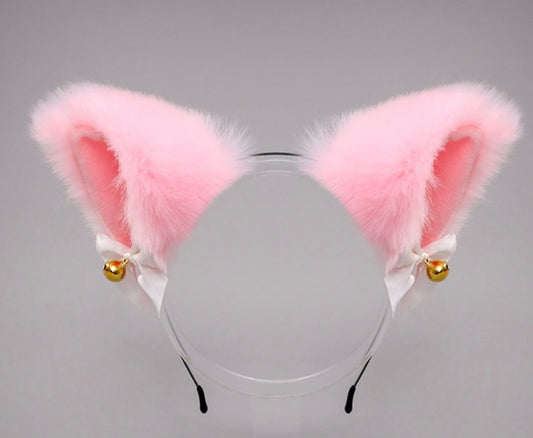 [Cute] Cat Ear Headwear - Pink